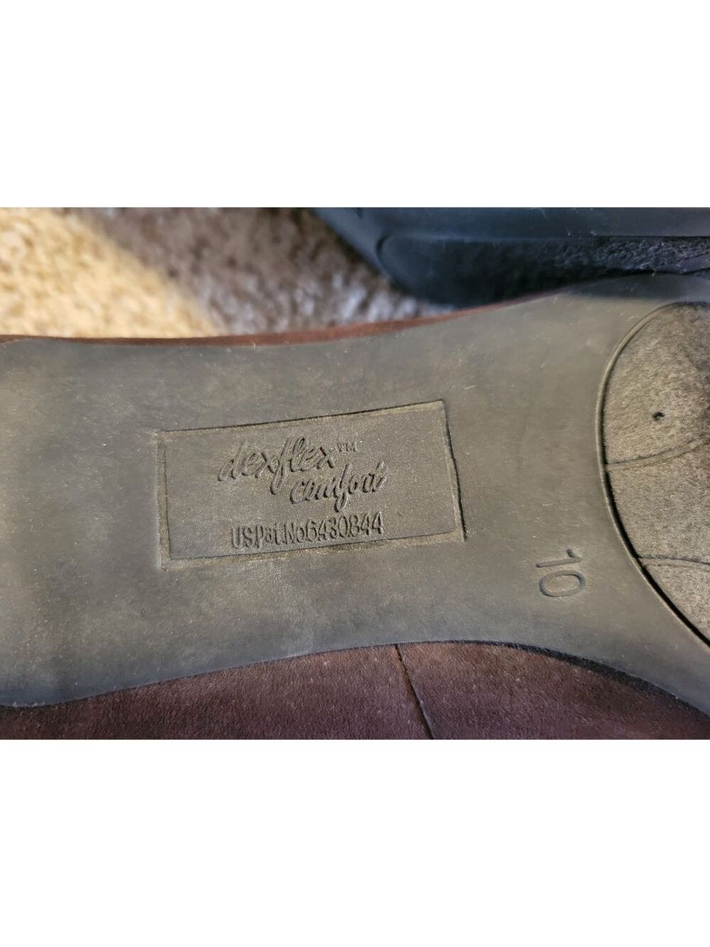 Women’s Size 10 Dexflex Comfort Heels, Brown - Picture 6 of 6